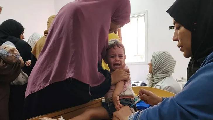 গাজায় শিশুদের পোলিও টিকাদান কর্মসূচি শুরু আজ