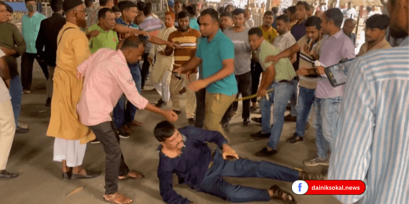 প্রেস ক্লাবের সামনে বিএনপি-আ. লীগের সংঘর্ষ