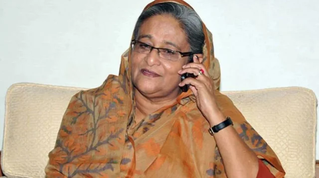 শেখ হাসিনার ফোনালাপ প্রকাশ্যে  আওয়ামীলীগ পেজে