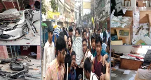 মোল্লা কলেজে বিক্ষুব্ধ শিক্ষার্থীদের ভাঙচুর
