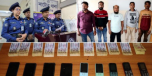 ৯ লক্ষাধিক জাল টাকাসহ আটক-৫