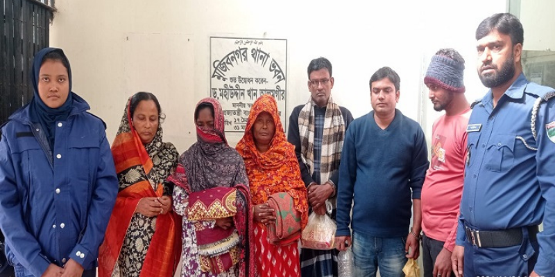 মুজিবনগরে নারী-পুরুষসহ আটক ৬