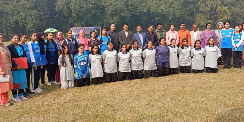 রাবিতে ছাত্রীদের ফুটবল প্রতিযোগিতা