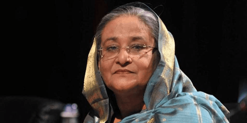 শেখ হাসিনাকে বাংলাদেশের সাবেক প্রধানমন্ত্রী মনে করে ভারত