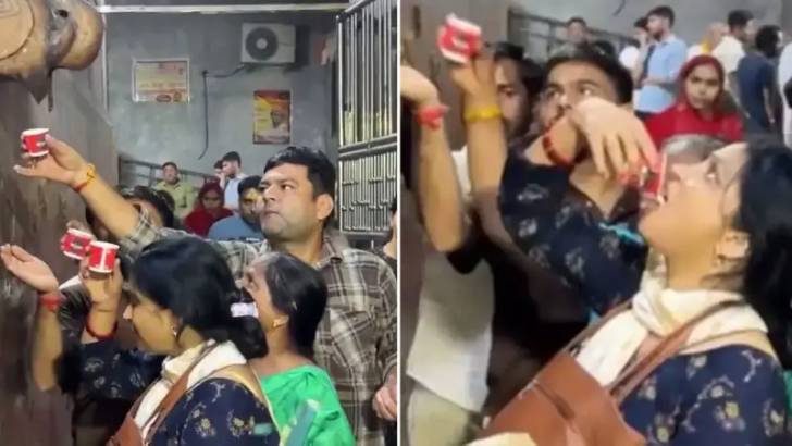 ভারতে পবিত্র পানি ভেবে মন্দিরের এসির পানি পানের হিড়িক