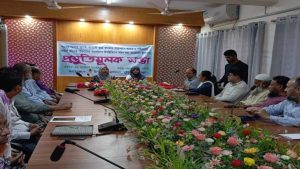 ছাত্র-জনতার অভ্যুত্থানে আহত ও শহীদদের স্মরণে প্রস্তুতিমূলক সভা 