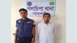 গলাচিপায় গৃহবধূ হত্যা মামলার সন্দেহভাজন প্রধান আসামি গ্রেফতার