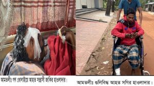 তালতলীতে বিদেশী পিস্তলসহ ২৭ মামলার আসামী গ্রেপ্তার,গুলিবিদ্ধ -১