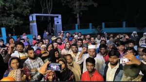 বাউফলে ইউপি চেয়ারম্যানের বাড়িতে হামলা ভাঙচুর