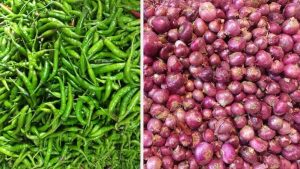 কমেছে পেঁয়াজ ও কাঁচা মরিচের দাম