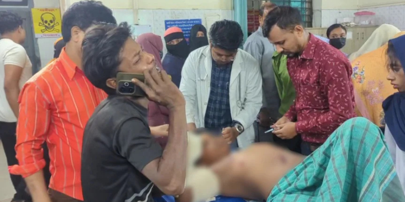 মুন্সীগঞ্জে বিস্ফোরণে উড়ে গেছে শিশুর হাতের কবজি