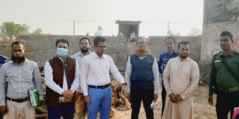 কালিহাতীতে ফাইভস্টার ইটভাটায় ভ্রাম্যমান আদালতের অভিযান