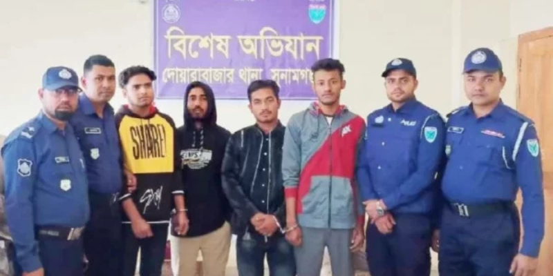 সুনামগঞ্জে হিন্দু সম্প্রদায়ের ওপর হামলার ঘটনায় গ্রেপ্তার ৪