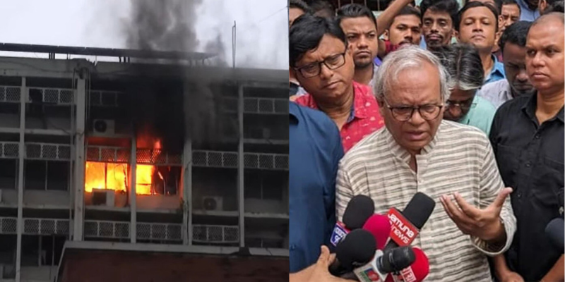 গুরুত্বপূর্ণ নথি তলবের পরেই সচিবালয়ে আগুন – রিজভী