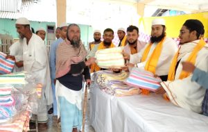 জনসেবা যুব সংগঠনের উদ্যোগে শীতার্তদের মাঝে কম্বল বিতরণ 