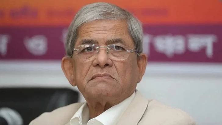 নির্বাচন নিয়ে প্রধান উপদেষ্টার বক্তব্যে হতাশ বিএনপি: মির্জা ফখরুল