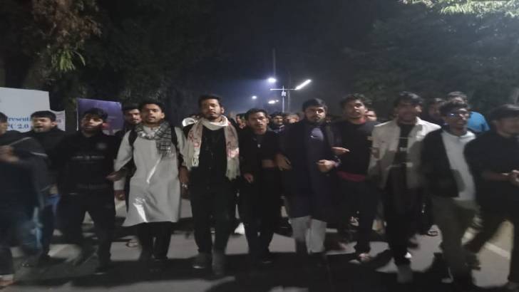 শিক্ষার্থীদের গুপ্ত হত্যার প্রতিবাদে ‘শাবিপ্রবি’-তে বিক্ষোভ মিছিল