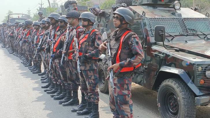 আখাউড়া সীমান্তে সম্পূর্ণ প্রস্তুত বিজিবি