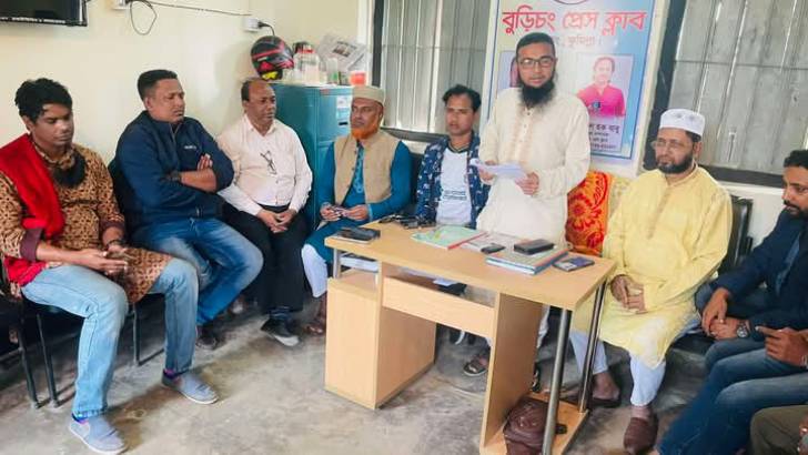 বুড়িচং প্রেসক্লাবের মাসিক সাধারণ সভা অনুষ্ঠিত 