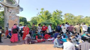 কুবিতে সংগঠনগুলোর পুষ্পার্ঘ্য অর্পণের পূর্বেই কর্মসূচি সমাপ্ত ঘোষণা