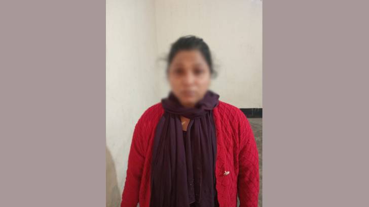 কালীগঞ্জে নারী গাঁজা ব্যবসায়ী,  গ্রেপ্তার