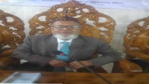 বিএসএ এওয়ার্ড পেলেন শেকৃবি অধ্যাপক ড. মো. জাফর উল্লাহ
