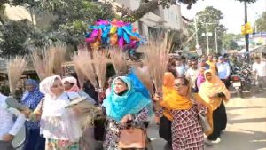 নেত্রকোণায় ভারপ্রাপ্ত ইউএনওর বিরুদ্ধে বিএনপির ঝাড়ু মিছিল