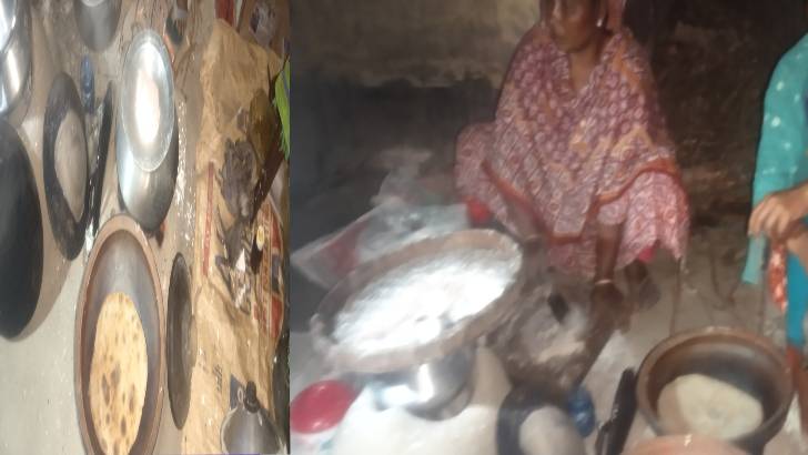 ধামইরহাটে শীতের আমেজে মোড়ে মোড়ে বিক্রি হচ্ছে ভাপা পিঠা