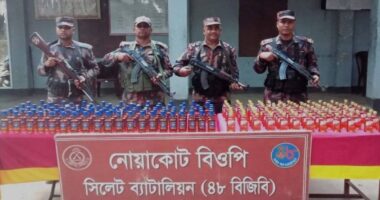 ফেনসিডিলের চালানসহ ৬১ লাখ টাকার ভারতীয় মালামাল জব্দ