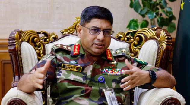 সেনাবাহিনীকে রাজনীতিতে হস্তক্ষেপ করতে না দেয়ার অঙ্গীকার সেনাপ্রধানের