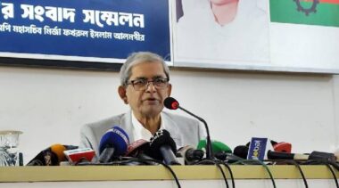 নির্বাচন দেয়াই সংকটের একমাত্র সমাধান : মির্জা ফখরুল