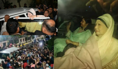 লন্ডনের উদ্দেশ্যে বিমান বন্দরের পথে সাড়ে সাত বছর পর খালেদা জিয়া