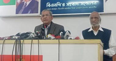 জাতীয় নির্বাচনের পূর্বে স্থানীয় সরকার নির্বাচনের প্রশ্নই ওঠে না : মির্জা ফখরুল