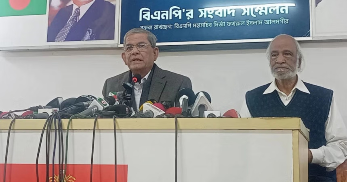 জাতীয় নির্বাচনের পূর্বে স্থানীয় সরকার নির্বাচনের প্রশ্নই ওঠে না : মির্জা ফখরুল