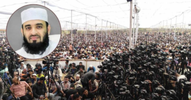 আজহারির মাহফিলের আগের রাতেই ২ লাখ মানুষে কানায় কানায় পরিপূর্ণ পুরো মাঠ
