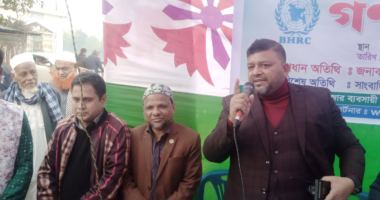 নান্দাইলে মাদক, জুয়া, ইভটিজিং ও বাল্য বিবাহ প্রতিরোধকল্পে গন সমাবেশ