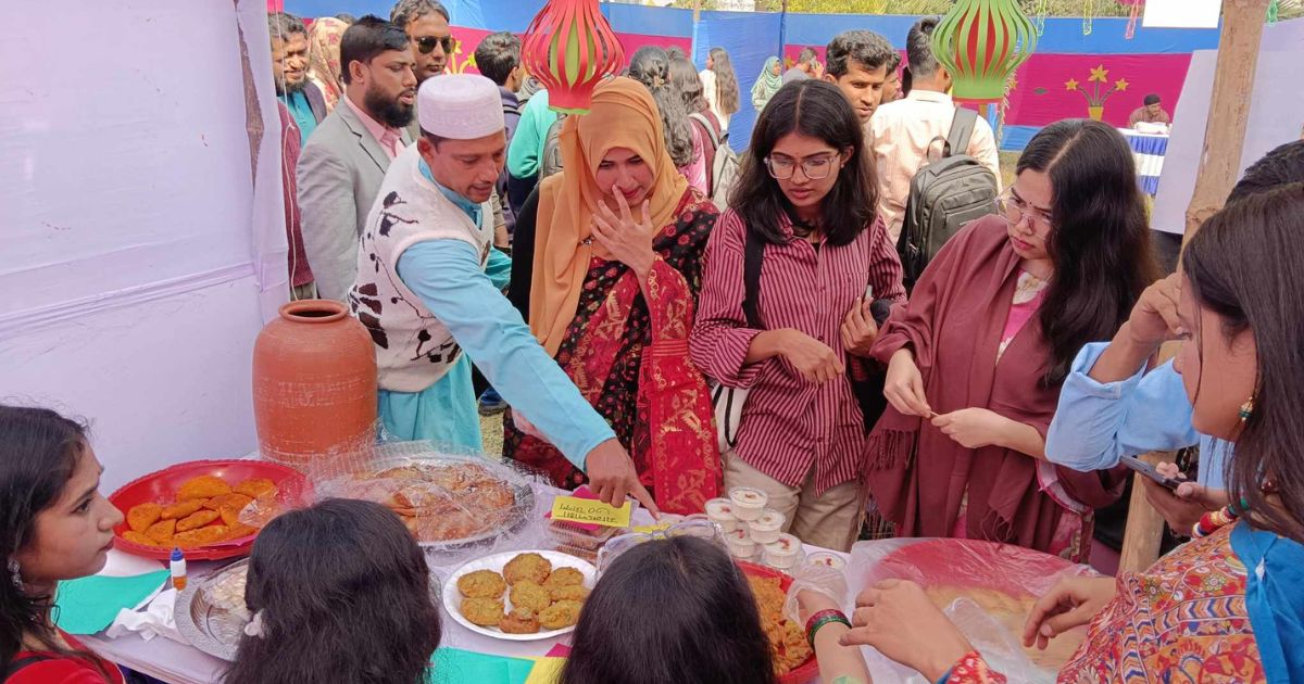 বশেমুরবিপ্রবিতে বাংলা বিভাগের উদ্যোগে পিঠা উৎসব-২০২৫ অনুষ্ঠিত