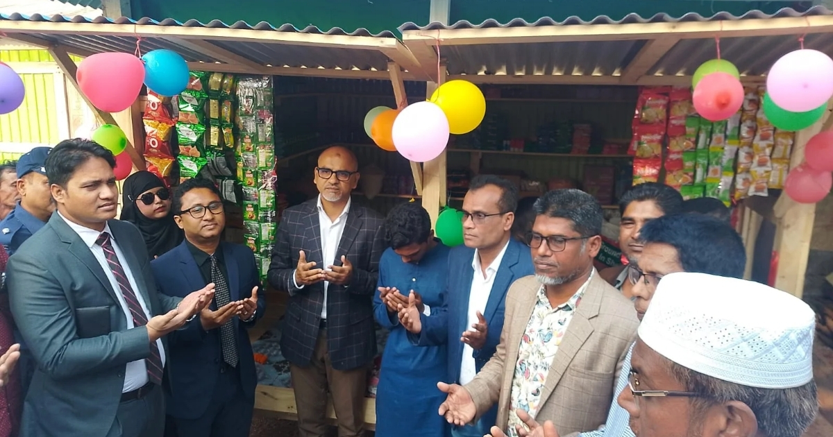জুলাই ২৪ বিপ্লবে গুলিবিদ্ধ সানাউল্লাহ পেলেন নতুন দোকানঘর