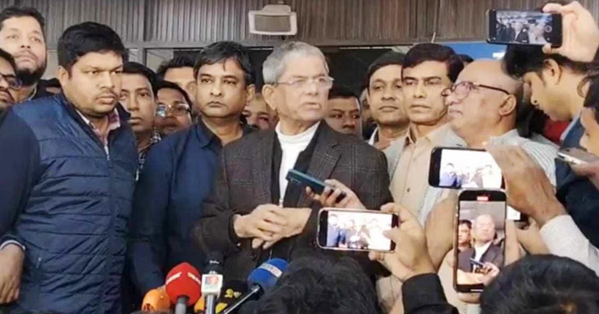 বিএনপি পিআর পদ্ধতিতে নির্বাচনে পক্ষে নয় : মির্জা ফখরুল