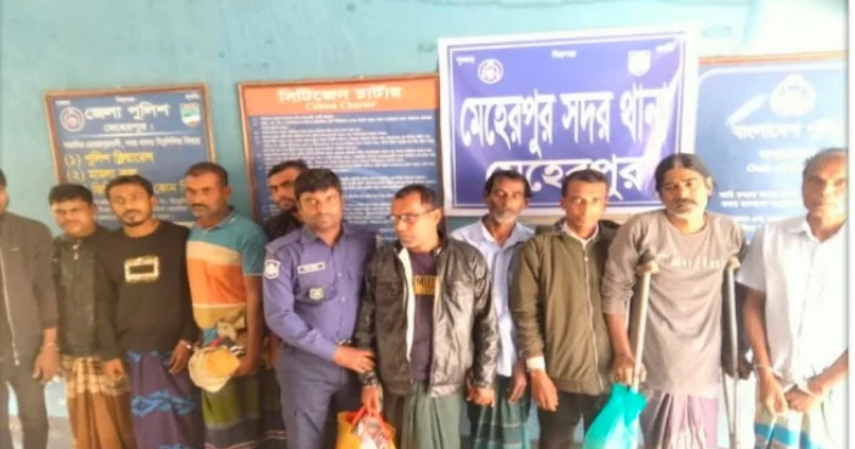 মেহেরপুর অপারেশন ডেভিল হান্টে ১০ জন গ্রেপ্তার
