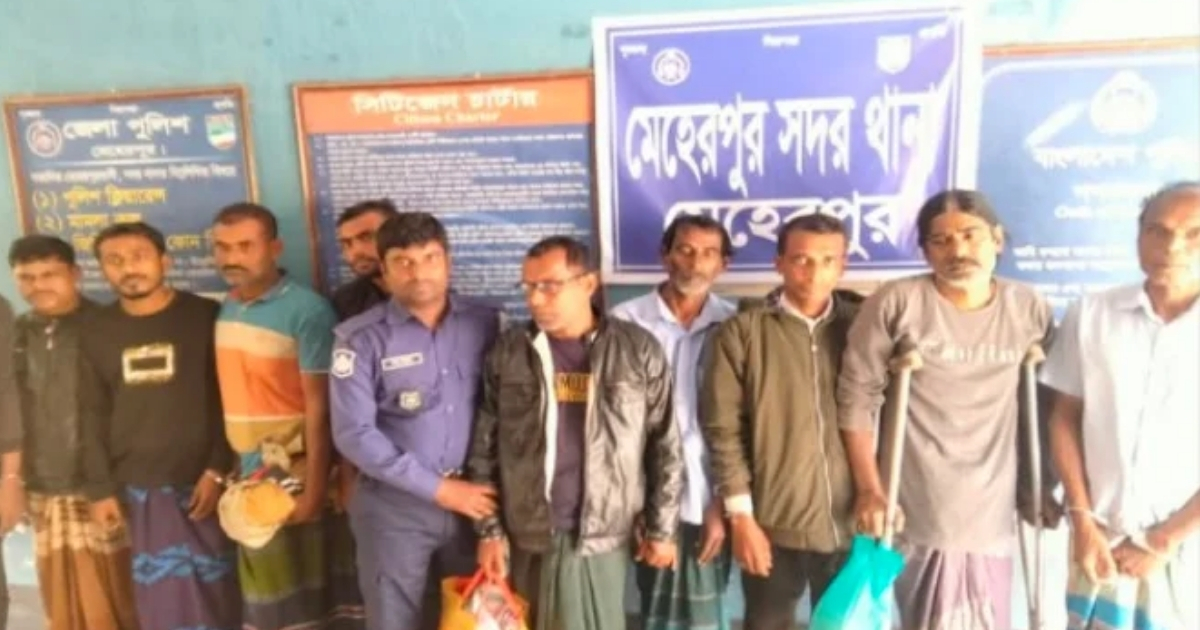”অপারেশন ডেভিল হান্টে” মেহেরপুর ১০ জন গ্রেপ্তার