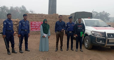 গাংনীতে দুটি অবৈধ ইটভাটা বন্ধ, দুই লাখ টাকা জরিমানা