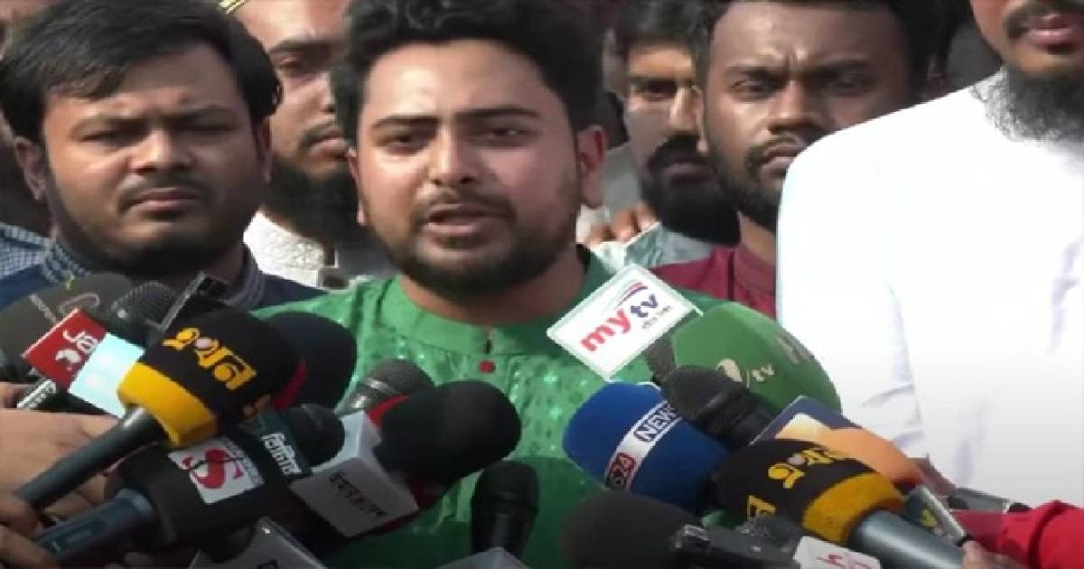 প্রশাসন বিএনপির পক্ষে কাজ করছে, এ অবস্থায় নির্বাচন সম্ভব নয় : নাহিদ