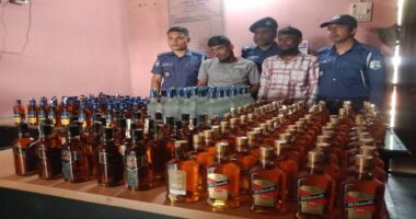 নেত্রকোনায় ভারতীয় মদসহ আটক-২