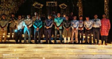 শহীদদের স্মরণে দুর্গাপুরে সিপিবির আলোক প্রজ্জ্বলন