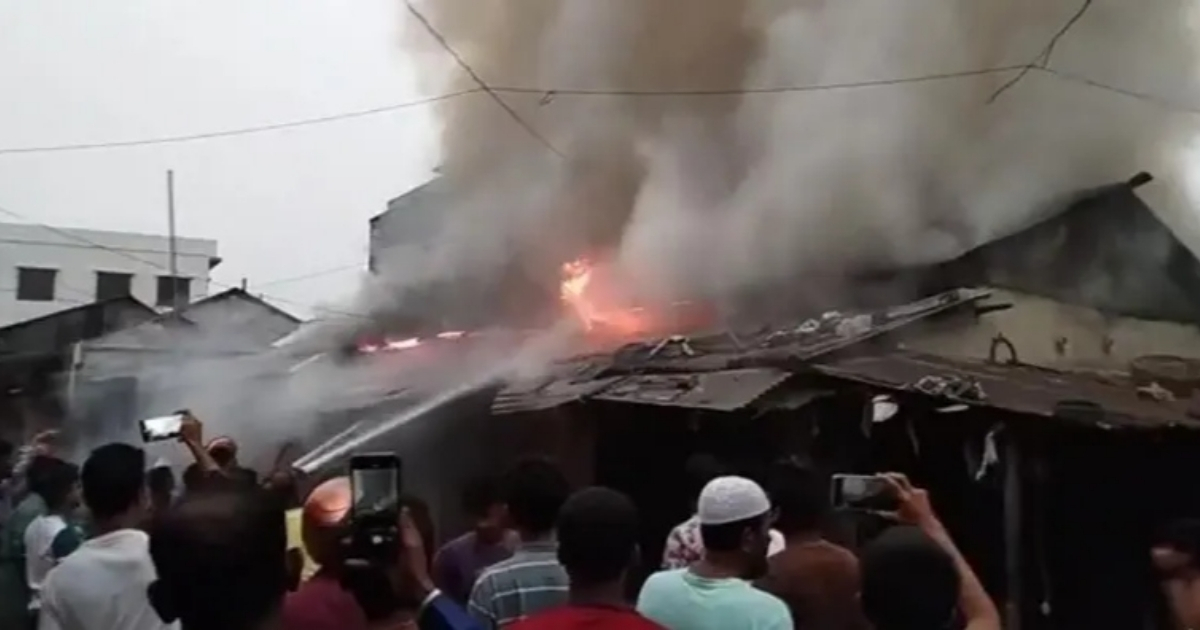 গলাচিপায় অগ্নিকান্ডে কোটি টাকার মালামাল পুড়ে ভস্মীভূত
