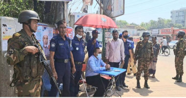 ভ্রাম্যমাণ আদালতের ১১টি মামলায়,৮ হাজার চার শত টাকা জরিমানা আদায়