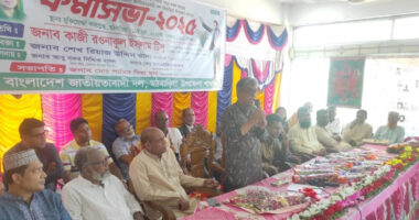 মঠবাড়িয়ায় উপজেলা বিএনপির কর্মী সভা-২০২৫ অনুষ্ঠিত