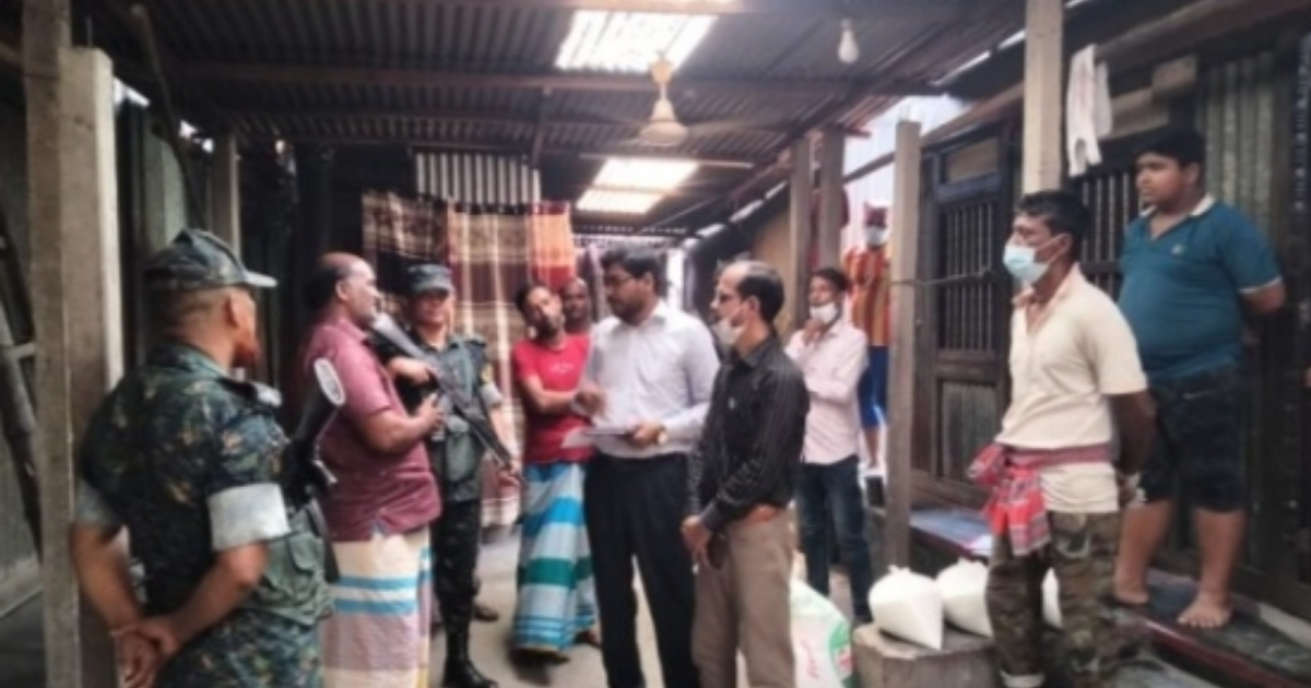 আলদীর সুখ্যাত মাঠা কারখানাকে ১৫ হাজার টাকা জরিমানা