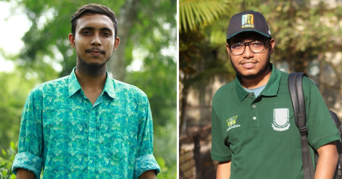 পবিপ্রবির ভেটেরিনারি স্টুডেন্ট’স এসোসিয়েশন (ভিএসএ) এর দায়িত্বে তন্ময় এবং অর্জুন